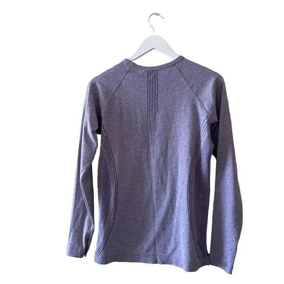 BCG Heather Purple Women’s Crewneck Long Sleeves Thumbhole Sporty SZ M #1150 - Picture 7 of 14